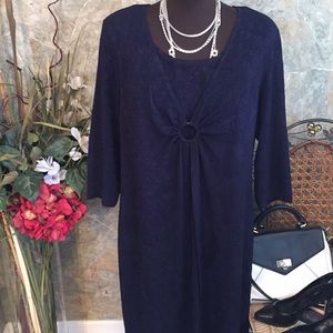 Connected woman 🌹 dress with attached duster